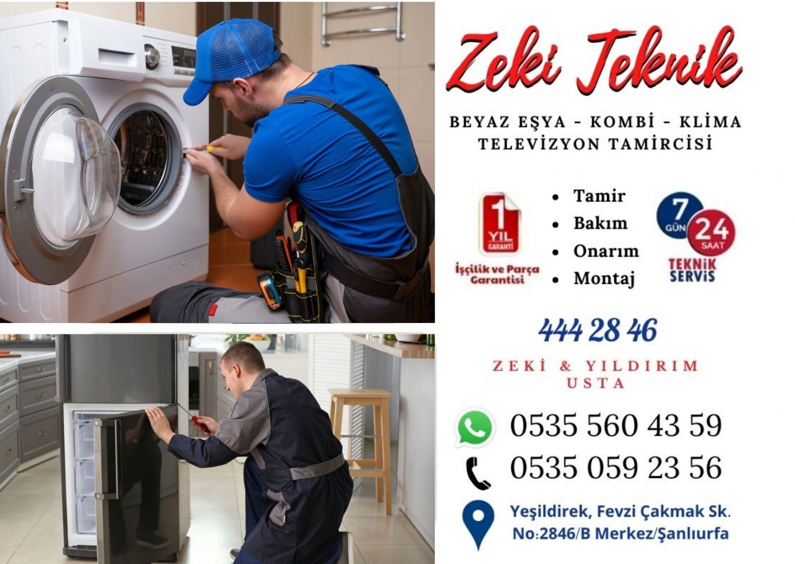 Haliliye Beyaz Eşya Tamircisi